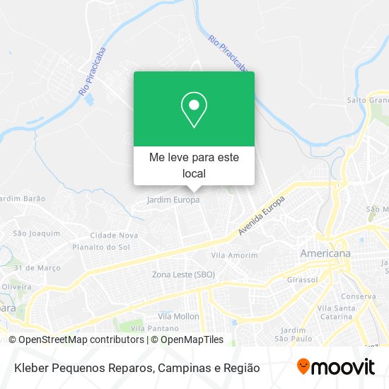 Kleber Pequenos Reparos mapa