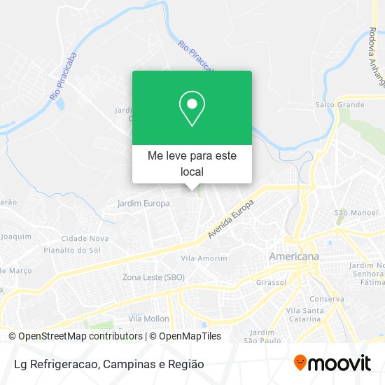 Lg Refrigeracao mapa