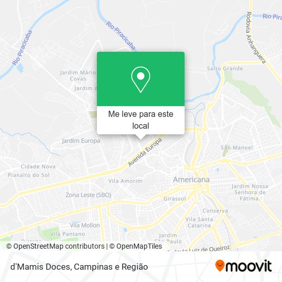 d'Mamis Doces mapa