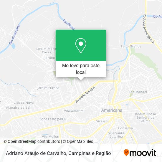 Adriano Araujo de Carvalho mapa