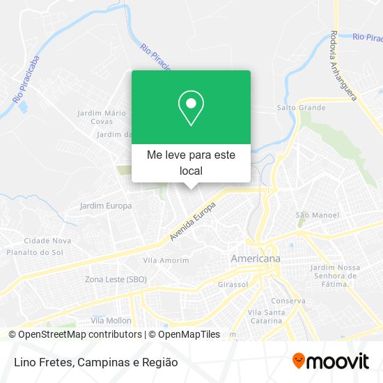 Lino Fretes mapa