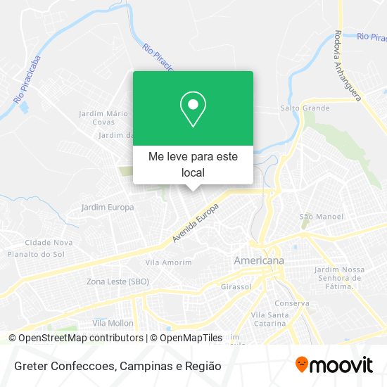 Greter Confeccoes mapa