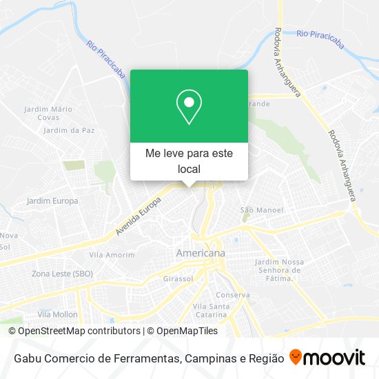 Gabu Comercio de Ferramentas mapa