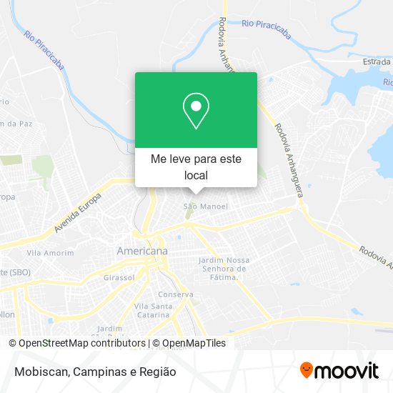 Mobiscan mapa