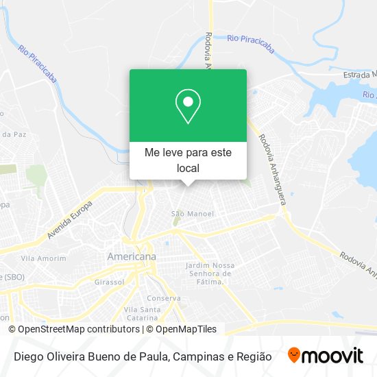 Diego Oliveira Bueno de Paula mapa