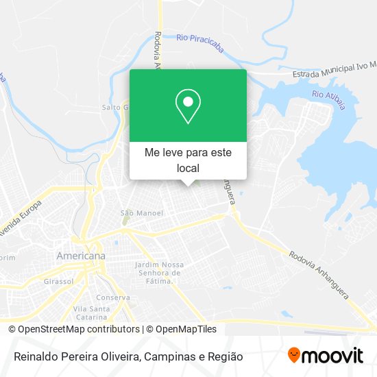 Reinaldo Pereira Oliveira mapa