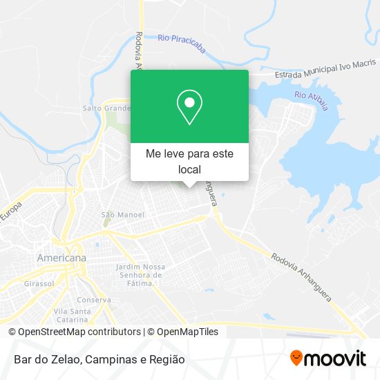 Bar do Zelao mapa