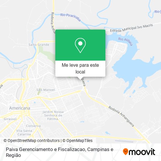 Paiva Gerenciamento e Fiscalizacao mapa