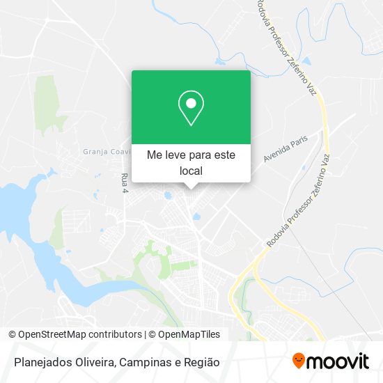 Planejados Oliveira mapa