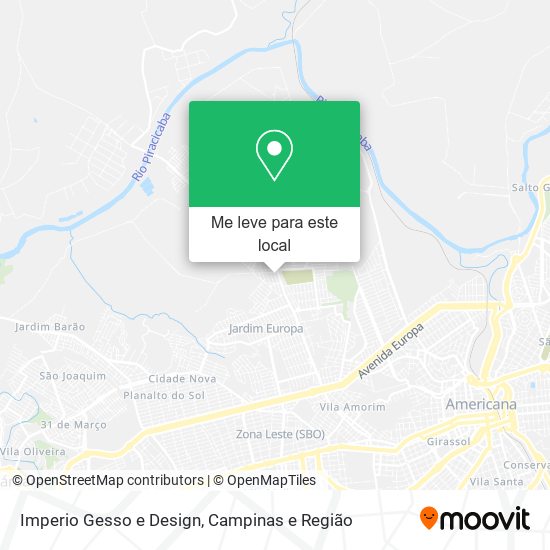 Imperio Gesso e Design mapa