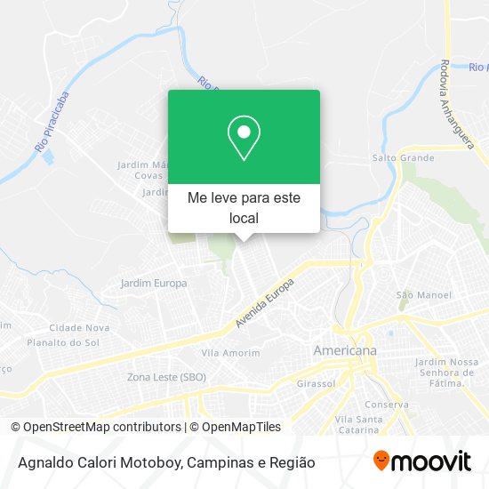 Agnaldo Calori Motoboy mapa