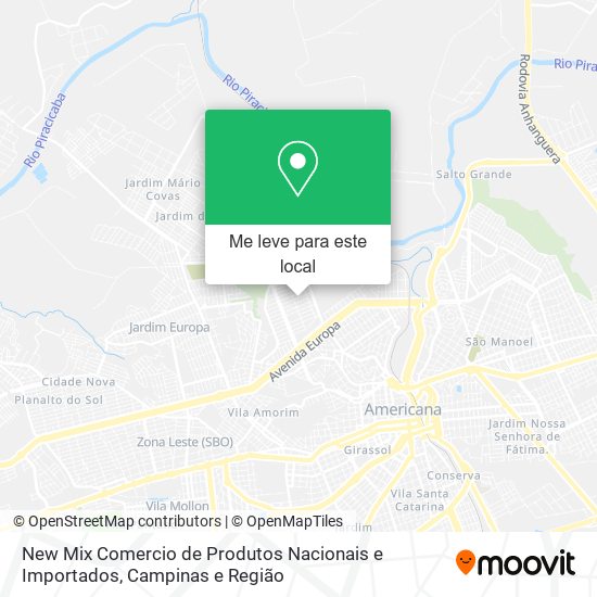 New Mix Comercio de Produtos Nacionais e Importados mapa