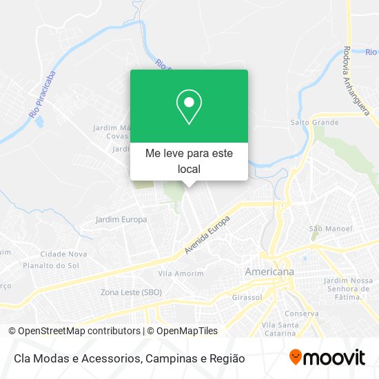 Cla Modas e Acessorios mapa