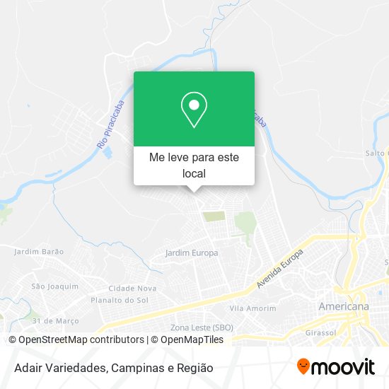 Adair Variedades mapa