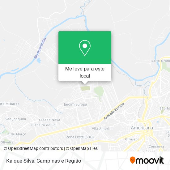 Kaique Silva mapa