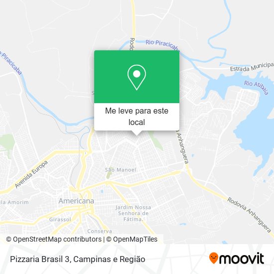 Pizzaria Brasil 3 mapa