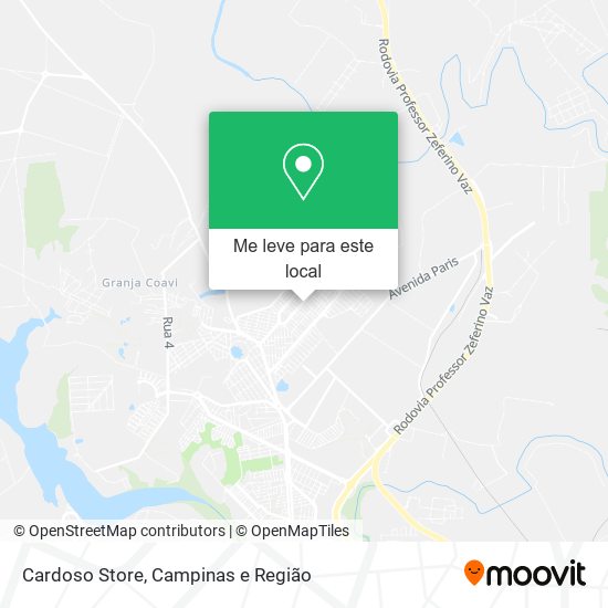 Cardoso Store mapa