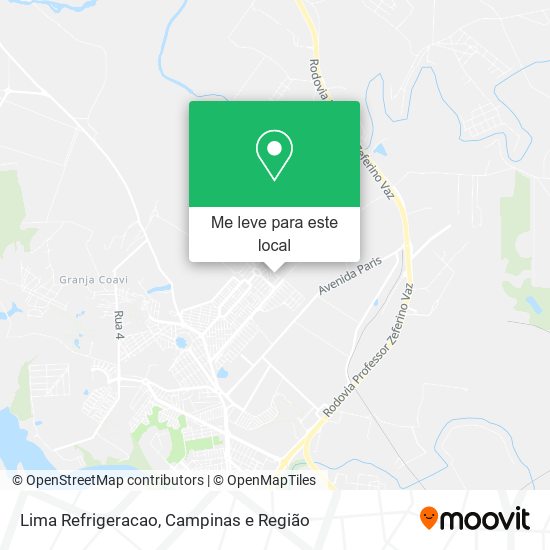 Lima Refrigeracao mapa