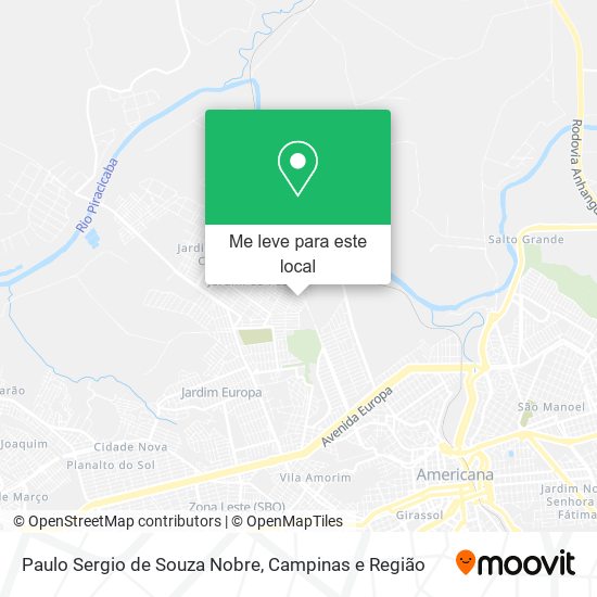 Paulo Sergio de Souza Nobre mapa