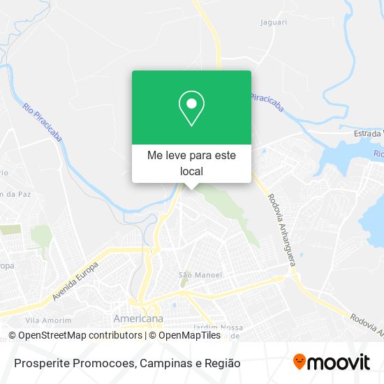 Prosperite Promocoes mapa