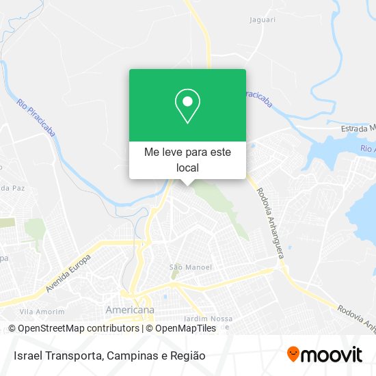 Israel Transporta mapa