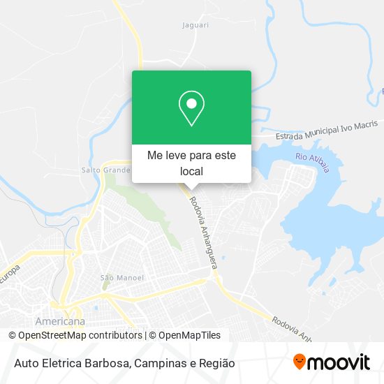 Auto Eletrica Barbosa mapa