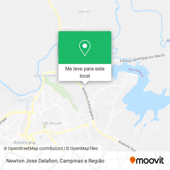 Newton Jose Delafiori mapa