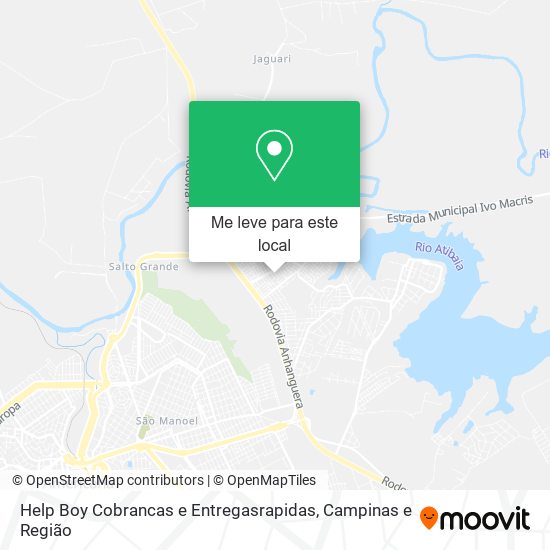 Help Boy Cobrancas e Entregasrapidas mapa