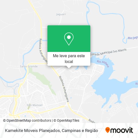 Kamekite Moveis Planejados mapa