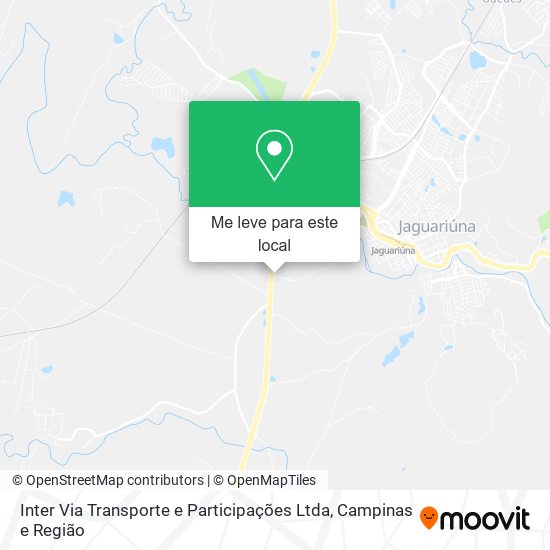 Inter Via Transporte e Participações Ltda mapa