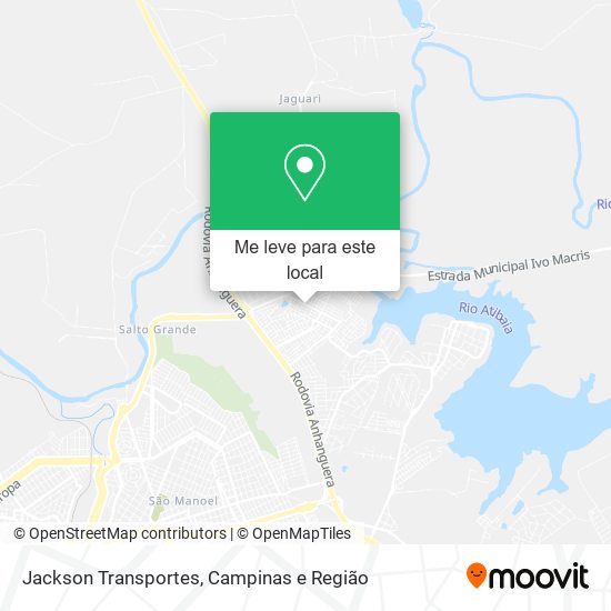 Jackson Transportes mapa