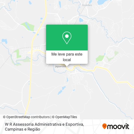 W R Assessoria Administrativa e Esportiva mapa