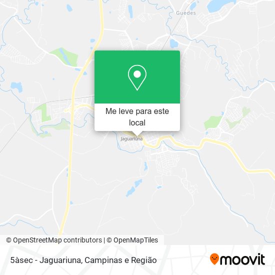 5àsec - Jaguariuna mapa