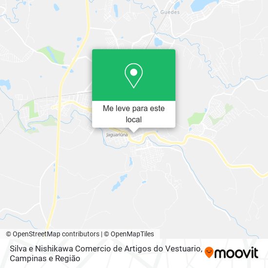 Silva e Nishikawa Comercio de Artigos do Vestuario mapa