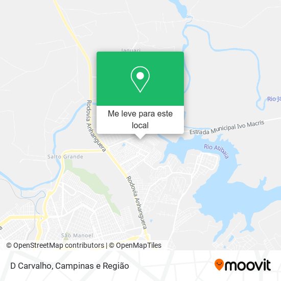 D Carvalho mapa