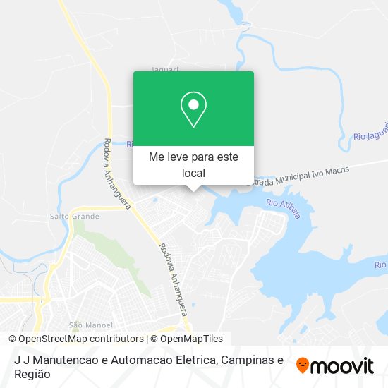 J J Manutencao e Automacao Eletrica mapa