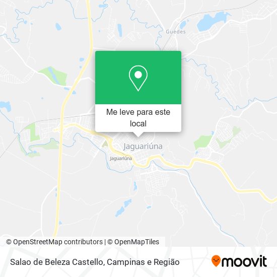 Salao de Beleza Castello mapa