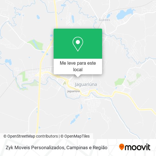 Zyk Moveis Personalizados mapa