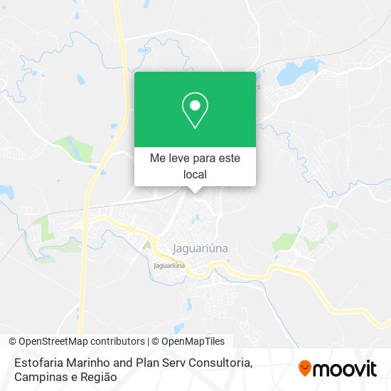 Estofaria Marinho and Plan Serv Consultoria mapa