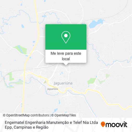 Engematel Engenharia Manutenção e Telef Nia Ltda Epp mapa