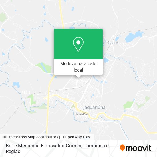 Bar e Mercearia Florisvaldo Gomes mapa