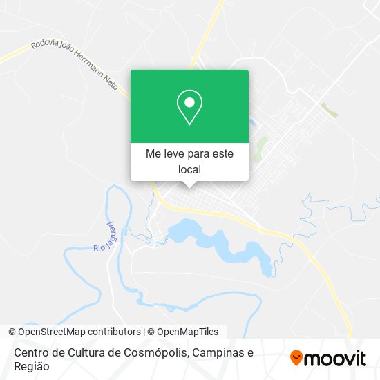 Centro de Cultura de Cosmópolis mapa