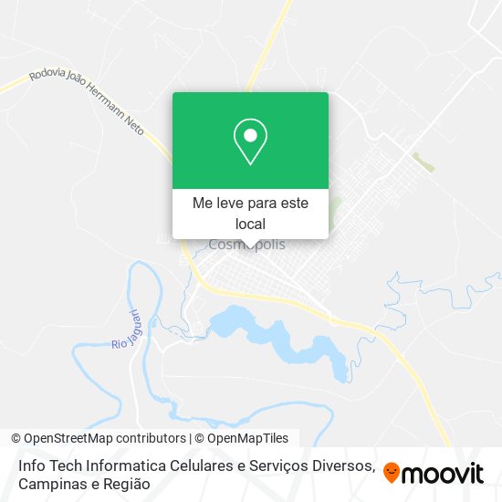 Info Tech Informatica Celulares e Serviços Diversos mapa