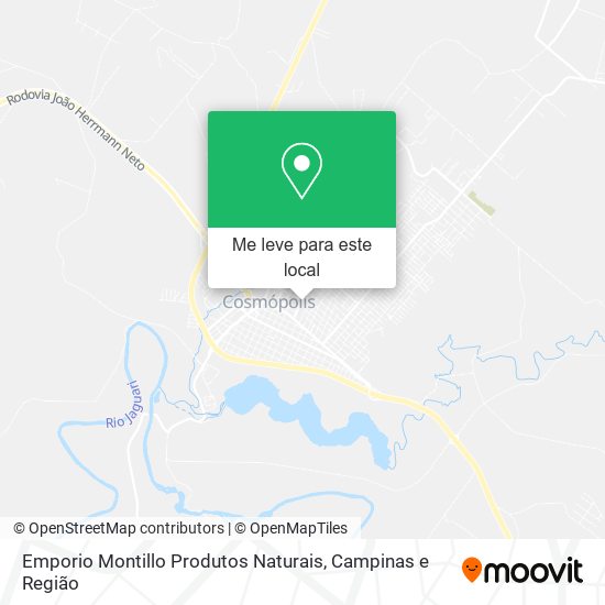 Emporio Montillo Produtos Naturais mapa