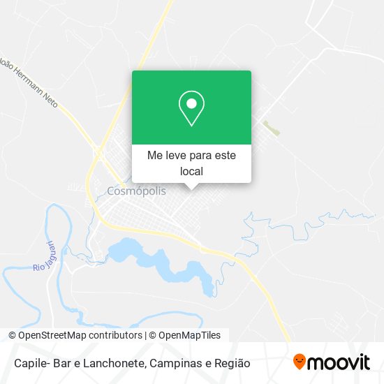 Capile- Bar e Lanchonete mapa