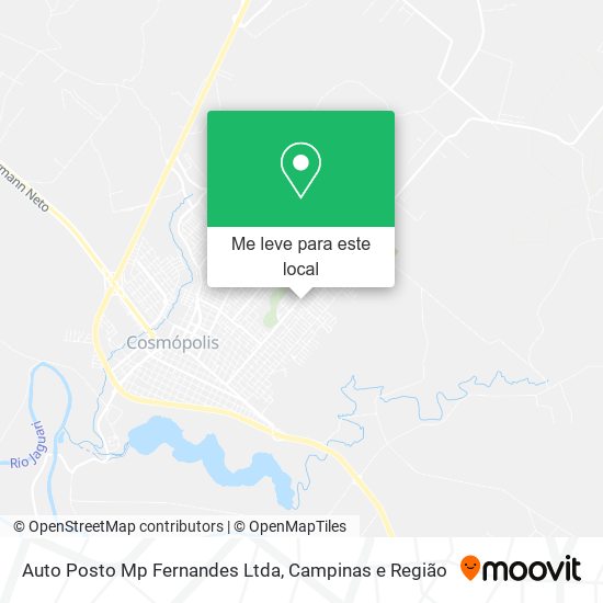 Auto Posto Mp Fernandes Ltda mapa