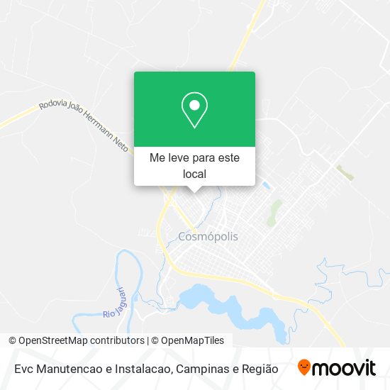 Evc Manutencao e Instalacao mapa