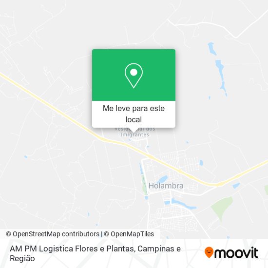 AM PM Logistica Flores e Plantas mapa