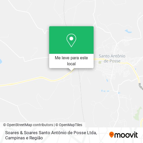 Soares & Soares Santo Antônio de Posse Ltda mapa