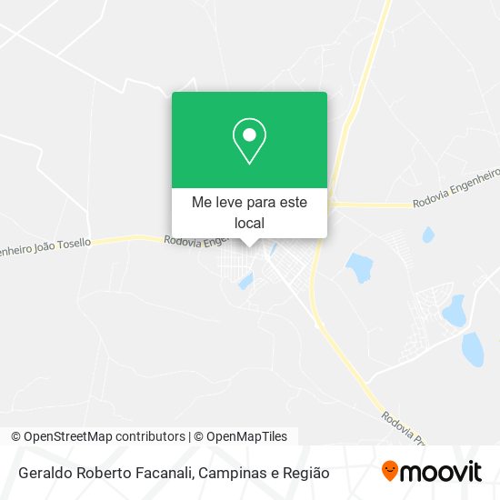 Geraldo Roberto Facanali mapa